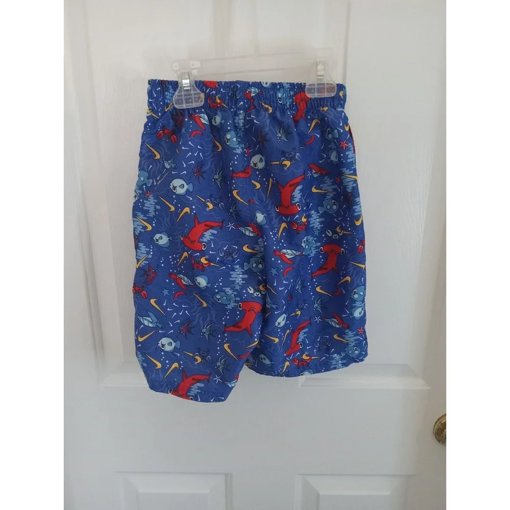 Nike Little Boys Sea Friends Lap Volley‎ Shorts Size Small Swim Trunks..